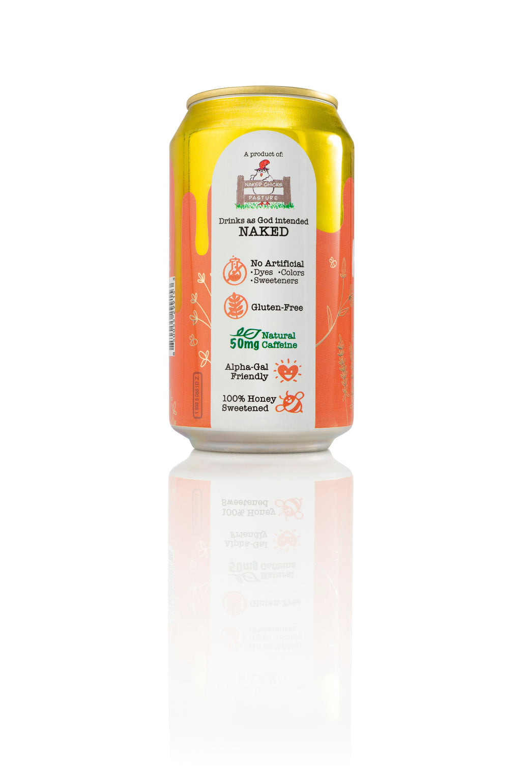 Sparkling Honey Sweetened Peach Tea Case